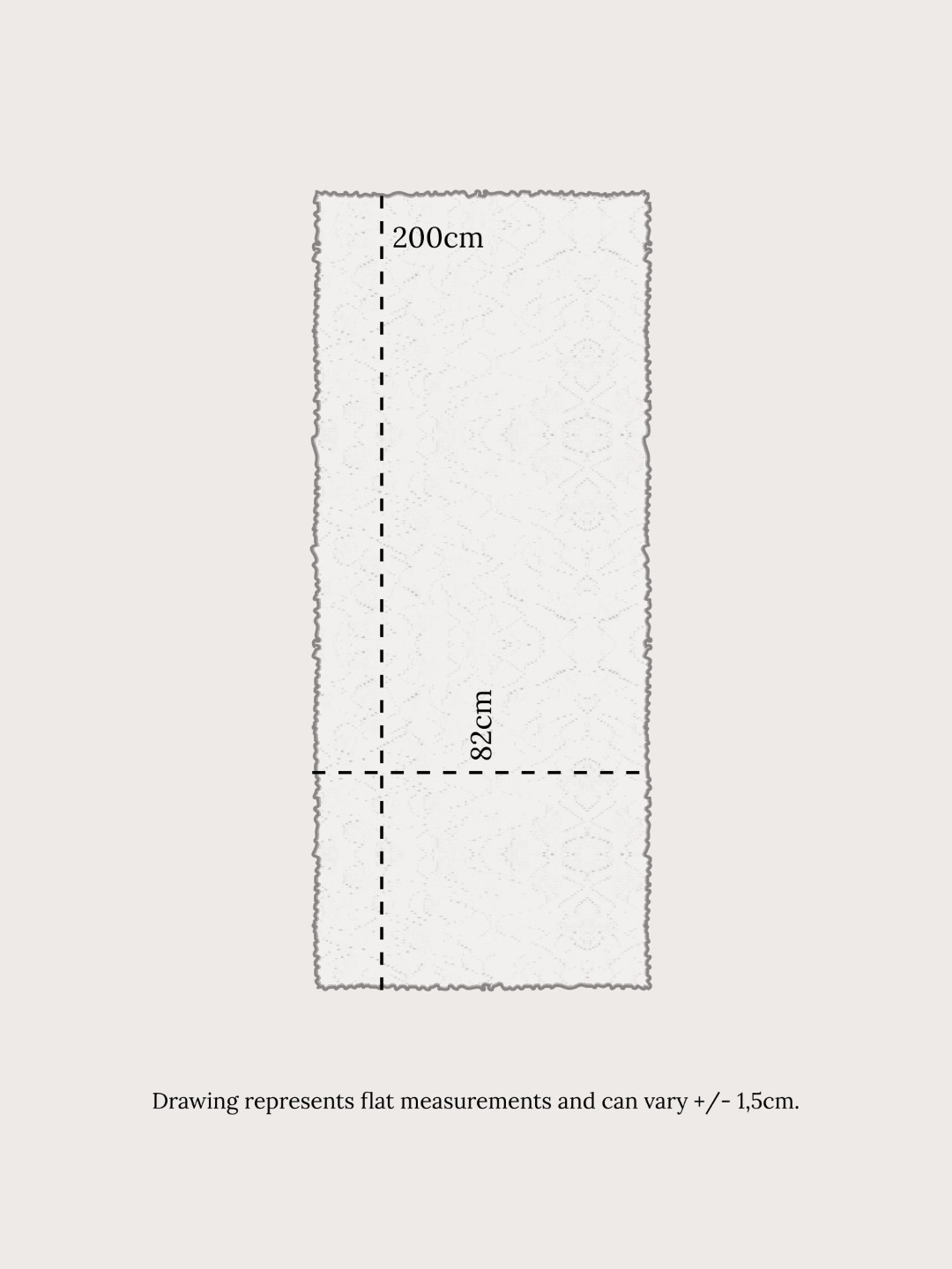 Shawl jacquard merino